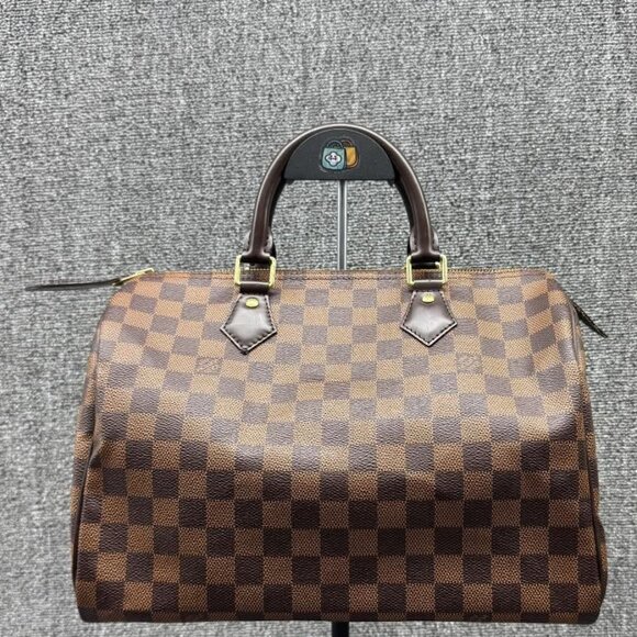 Louis Vuitton Speedy 30 Damier Ebene Canvas Tote 775-071525 - Picture 2 of 15
